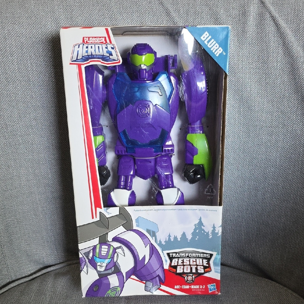 Playskool Hasbro Heroes Transformers Rescue Bots BLURR Action Figure